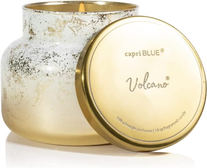 Capri Blue Glimmer Jar Candles - Luxury Holiday Scented Candles for Home
