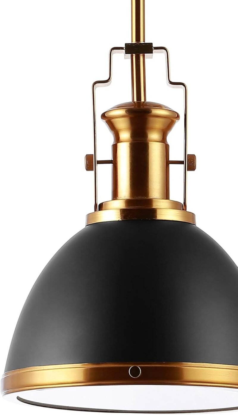 JONATHAN Y JYL9535A Homer 10" 1-Light Modern Industrial Iron LED Dome Pendant - Image 3