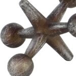 CosmoLiving by Cosmopolitan Metal Jack Decorative Sculpture Home Decor Statues