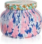 Capri Blue Scented Candles - Pattern Play Glass Jar Candles - Long Lasting Soy Wax Blend