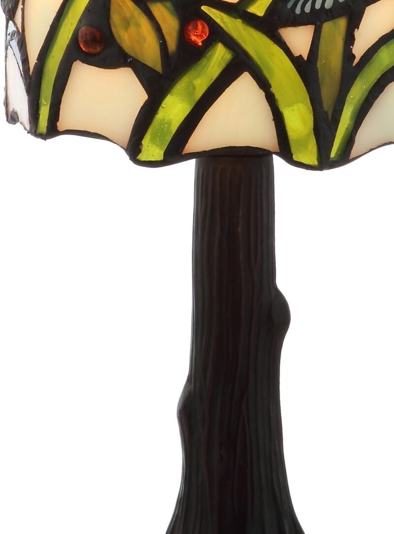 JONATHAN Y JYL8014A Hummingbird Tiffany-Style 12" LED Table Lamp - Image 2
