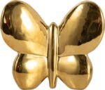 Sagebrook Home Gold Butterfly Figurine - Ceramic Stoneware