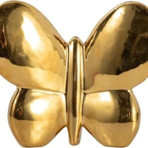 Sagebrook Home Gold Butterfly Figurine - Ceramic Stoneware