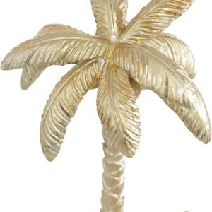 Deco 79 Polyresin Tree Decorative Sculpture Palm Home Decor Statue