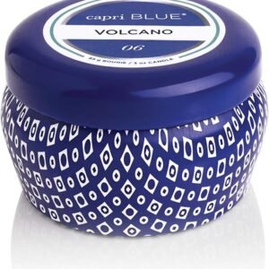 Capri Blue Volcano Scented Mini Tin Candle - Printed Mini Tin Jar Candle