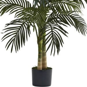 Nearly Natural 4ft. Golden Cane Palm Artificial Tree