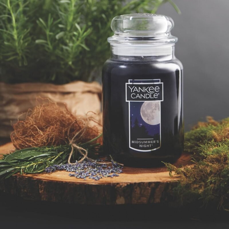 Yankee Candle MidSummer's Night Scented, Classic Large Single Wick Jar Candle, 22oz with Over 110 Hours of Burn Time. - Image 7
