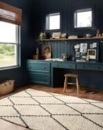 Loloi Chris Loves Julia Alice Collection ALI-04 Cream/Black 2'-7" x 4' Accent Rug