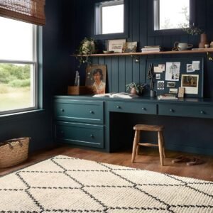Loloi Chris Loves Julia Alice Collection ALI-04 Cream/Black 2'-7" x 4' Accent Rug