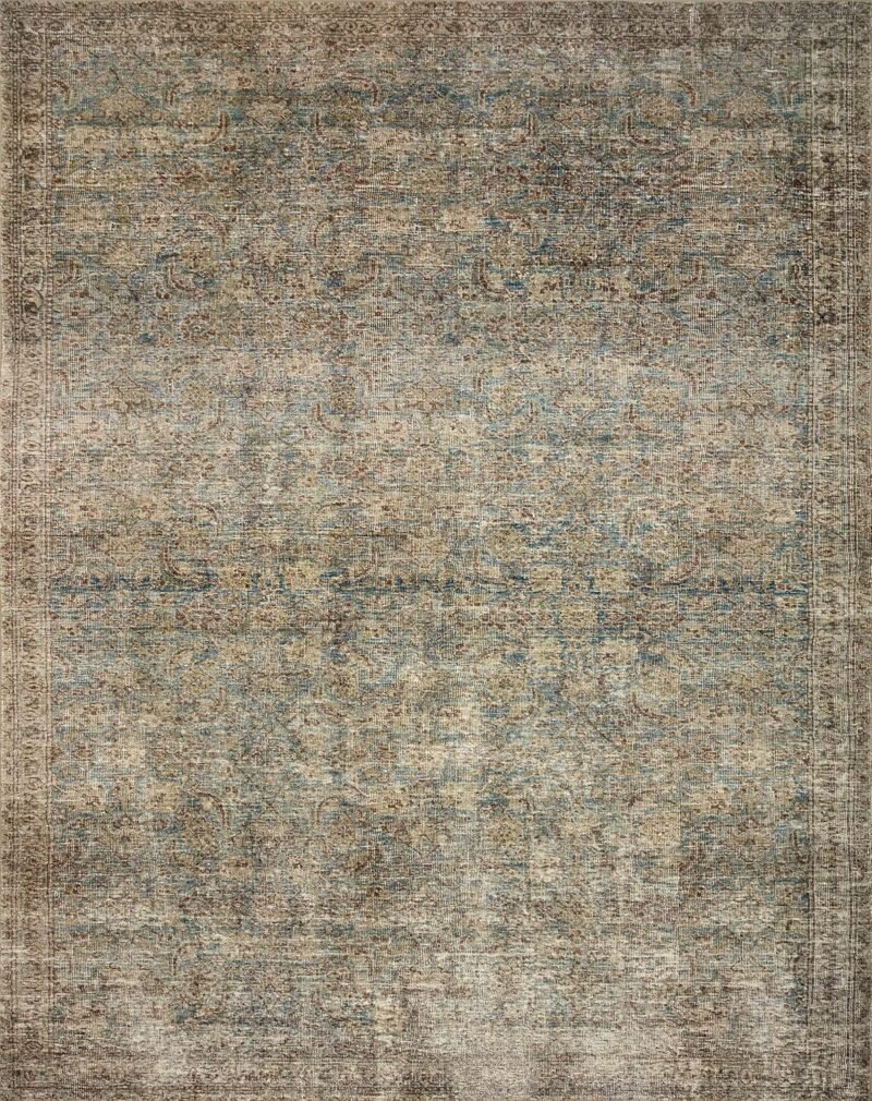 Loloi Amber Lewis Morgan 7'-3" x 9'-3" Area Rug in Sea/Sage - Large Area Rug. - Image 4