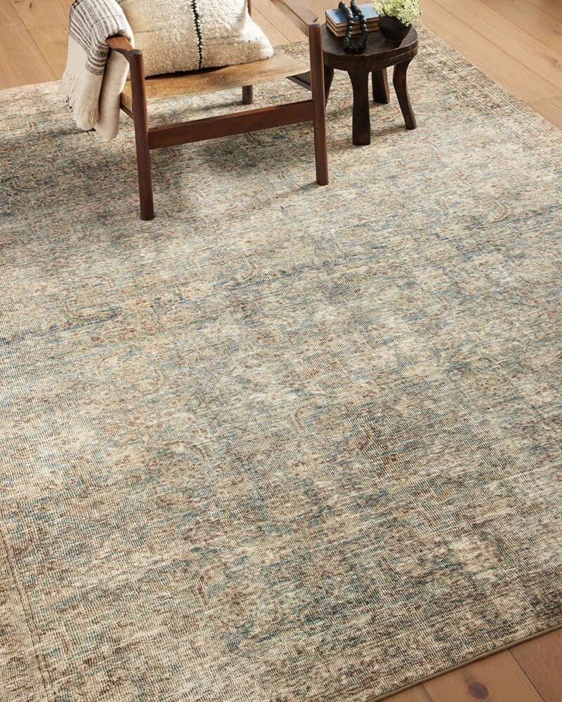 Loloi Amber Lewis Morgan 7'-3" x 9'-3" Area Rug in Sea/Sage - Large Area Rug. - Image 2